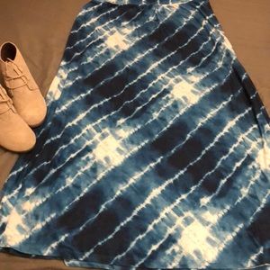Tie-Dye Maxi Skirt